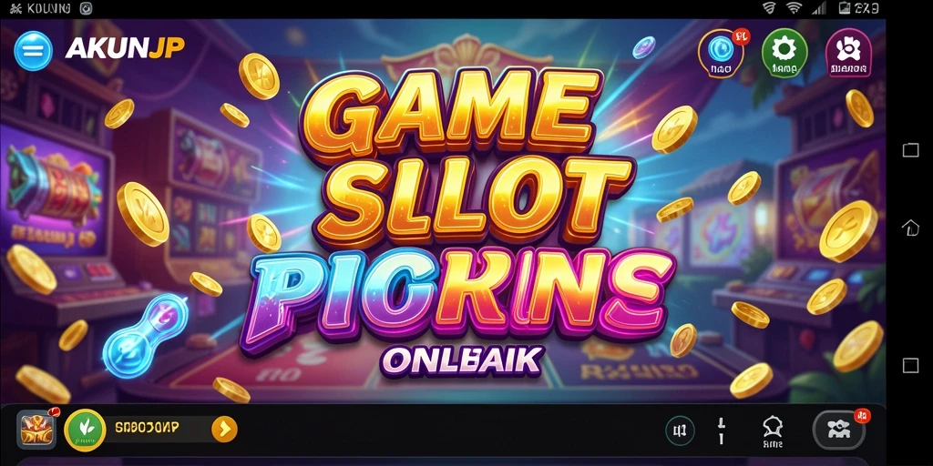 Tampilan gameplay seru di AKUNJP dengan berbagai pilihan slot.