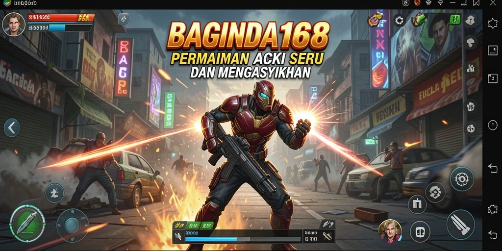 Tampilan grafis memukau dalam gameplay BAGINDA168.