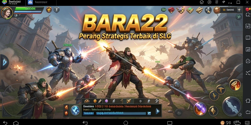 Tampilan gameplay menarik dari BARA22 dengan pertempuran yang dinamis.
