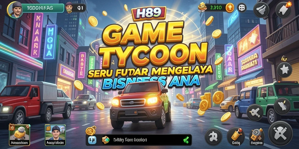Gameplay yang menarik dalam H89, memperlihatkan strategi bisnis yang dinamis.