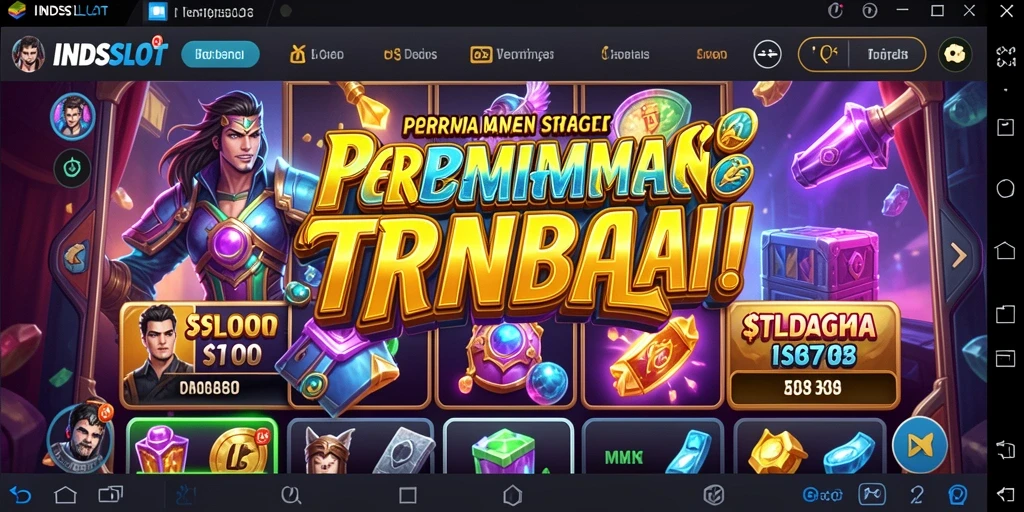 Screenshot permainan INDSLOT menampilkan aksi slot yang seru.