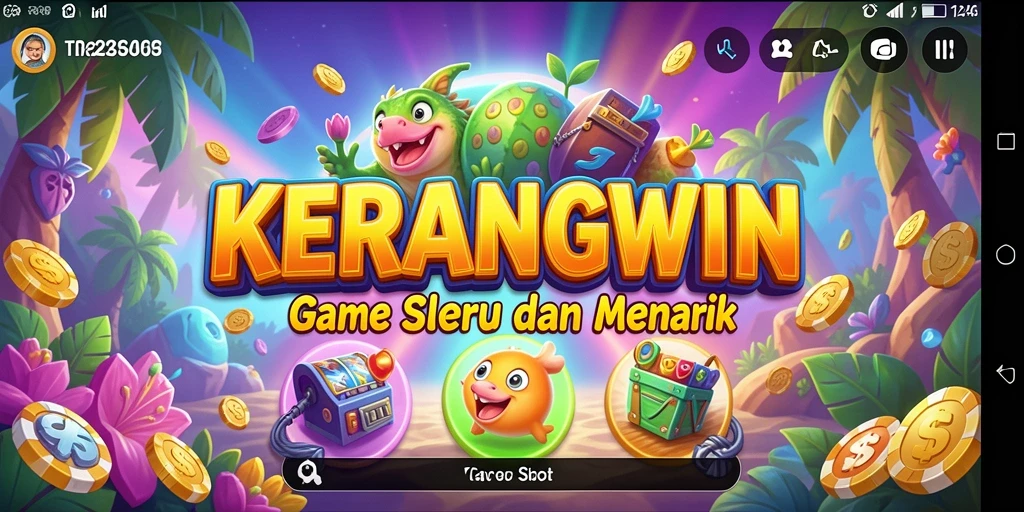 Tampilan seru gameplay KERANGWIN dengan slot yang menarik.