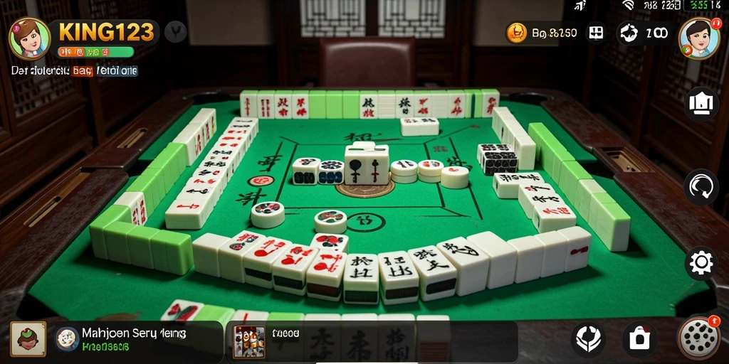 Tampilan gameplay Mahjong yang menantang dan seru.