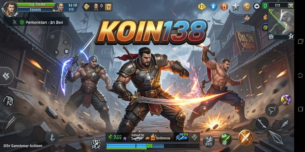Tangkapan layar KOIN138 menunjukkan aksi pertarungan yang intens dan grafik yang menawan.