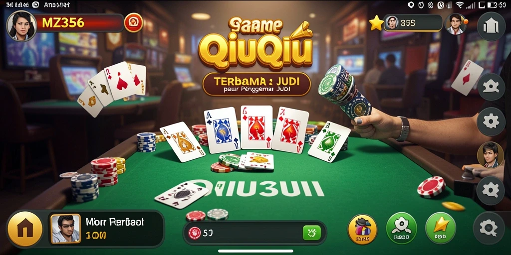 Tampilan gameplay QiuQiu MZ356 yang seru dan kompetitif.