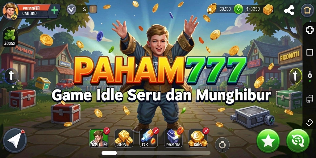 Tampilan gameplay PAHAM777 yang menarik dan penuh warna.