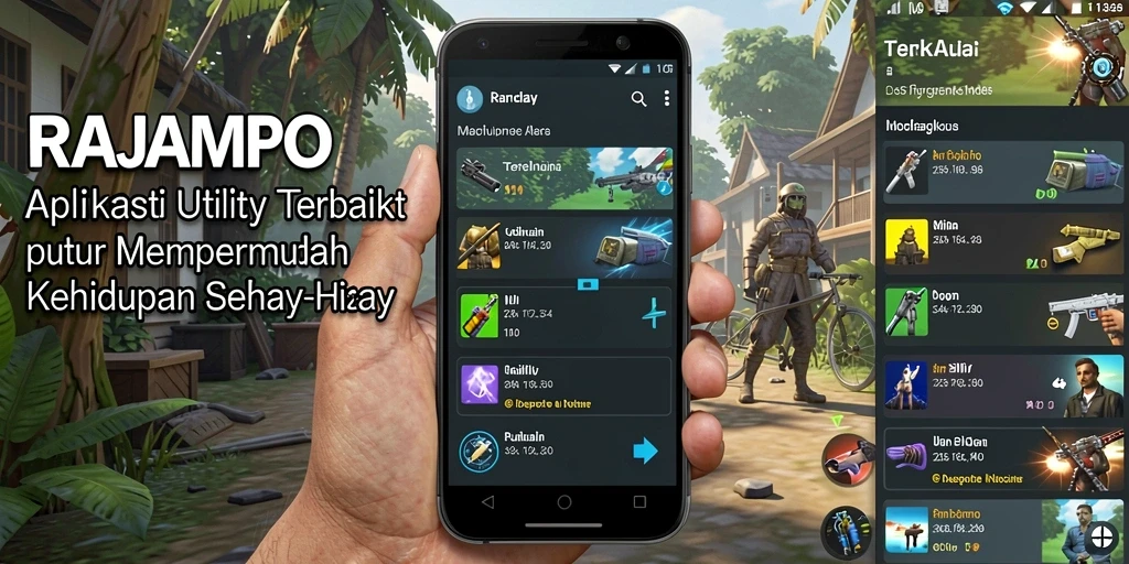 Tampilan antarmuka utama aplikasi RAJAMPO untuk memudahkan manajemen tugas sehari-hari.