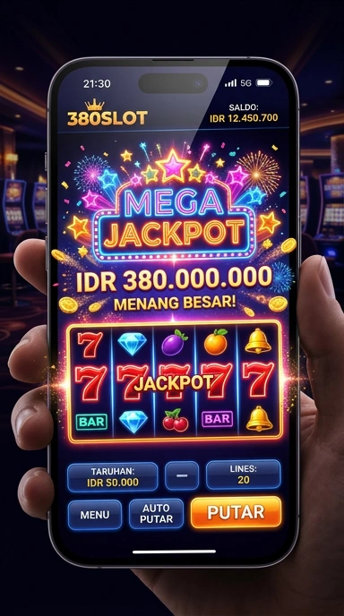 Tampilan aplikasi 380slot saat proses unduh berlangsung dengan cepat.